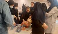 دومین جلسه کارگاه احیا پایه و پیشرفته پرستاران بیمارستان امیرالمومنین